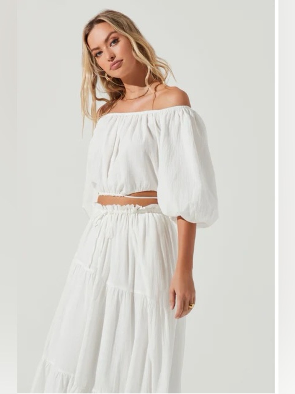 Astr the Label white blouse